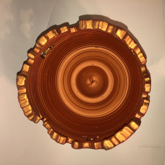 *SOLD*Tom Krueger Copper & Purple Raku Art Pottery - Picture 4 of 6